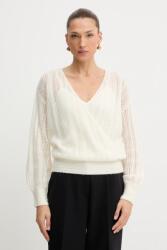 GUESS pulóver gyapjúkeverékből IZABELLA - bézs XS