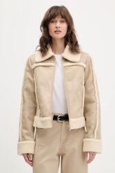 Guess Jeans rövid kabát - bézs L - answear - 42 990 Ft