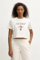 Guess t-shirt FABIA bézs, V5BI01 K1891 - bézs S