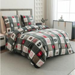  Mikroplüss ágyneműhuzat CHRISTMAS SOCKS zöld Ágyneműhuzat mérete: 70 x 90 cm | 140 x 220 cm