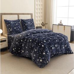  Mikroplüss ágyneműhuzat STARLIGHT sötétkék Ágyneműhuzat mérete: 2 db 70 x 90 cm | 200 x 220 cm