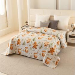  Ágytakaró WINTER GINGERMAN fehér Méret: 220 x 240 cm