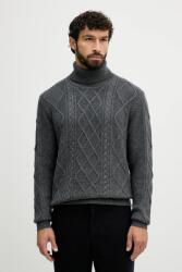 Tommy Hilfiger gyapjú pulóver - szürke M - answear - 74 990 Ft