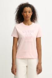 Guess pamut póló MENA narancssárga, V5BI07 K8FQ4 - narancssárga XL