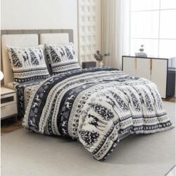  Mikroplüss ágyneműhuzat WINTER DEER szürke Ágyneműhuzat mérete: 70 x 90 cm | 140 x 220 cm