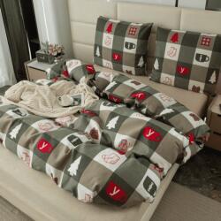  Mikroszálas ágyneműhuzat CHRISTMAS SOCKS zöld Ágyneműhuzat mérete: 70 x 90 cm | 140 x 200 cm