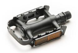 BikeFun Pedál BIKEFUN RANGER MTB PP body, alu keret, fekete/ezüst