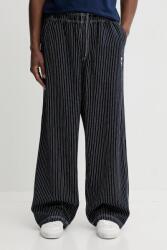 Adidas pamut nadrág Graphic Lo Ch sötétkék, egyenes, JW0178 - sötétkék 36