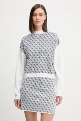 GUESS gyapjúkeverék pulóver AUBREY - bézs XS - answear - 28 990 Ft