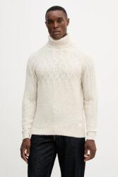 GUESS gyapjúkeverék pulóver JEMMY bézs, garbónyakú, M5BR16 Z0462 - bézs L