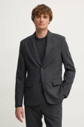 United Colors of Benetton blézer gyapjú keverékből - szürke 48