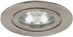 UltraLux BAIN kör alakú, fürdőszobai spot lámpatest, fix - szatén nikkel (34675)