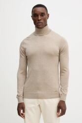 GUESS pulóver gyapjúkeverékből JIM könnyű, bézs, garbónyakú, M5BR09 Z0432 - bézs M