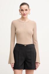 GUESS pulóver GIADA könnyű, női, bézs, 5GGR06 5874Z - bézs XS