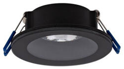 UltraLux PROOF kör alakú fürdőszobai spot lámpatest, fix - fekete (34665)