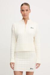 GUESS pulóver LAVINIA könnyű, bézs, félgarbó nyakú, V5BR02 Z0572 - bézs M