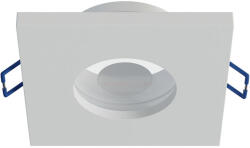 LED Labs Beépíthető spot lámpatest BONA, négyzet alakú, IP44 pára ellen védett, fix, fehér (GU10) (37380)
