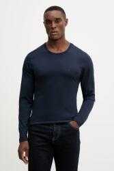 HUGO BOSS pamut hosszúujjú 3 db sötétkék, sima, 50492321 - sötétkék XXL