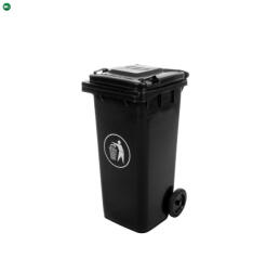 Mirpol Hulladéktároló 120L FEKETE