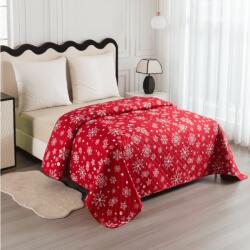  Cuvertura de pat SNOWFALL, rosu Dimensiune: 220 x 240 cm