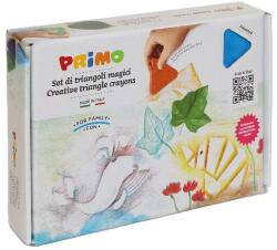 Primo Zsírkréta PRIMO háromszögletű 8 darabos + 6 db sablonnal (0721TRI8ST) - mystock