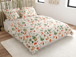  Lenjerie de pat din microfibra FESTIVE MAGIC alba Dimensiune lenjerie de pat: 2 buc 70 x 90 cm | 200 x 220 cm Lenjerie de pat