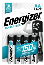 Energizer Elem AA ceruza LR06 Max Plus 4 db/csomag, Energizer