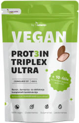 Netamin vegan prot3in triplex ultra fehérjepor csokoládé 450 g - vegyesbolt