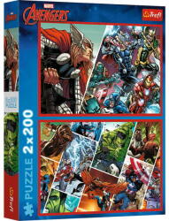 Trefl Puzzle Marvel - A Bosszúállók 2x200 db-os (13318) (13318)