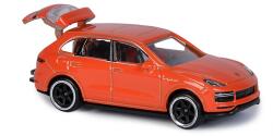 Majorette Porsche Prémium fém kisautó kártyával Cayenne Turbo S E-Hybrid narancs (212053057) (212053057-3)
