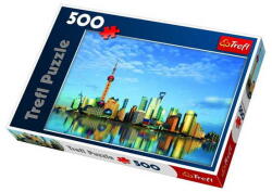 Trefl Puzzle 500 db-os Kína Sanghaj (371635) (371635)