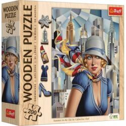 Trefl Wooden puzzle - Summer in the City 200 db-os (20251) (20251)