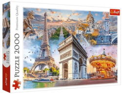 Trefl Puzzle Hétvége Párizsban 2000 db-os (27125) (27125)
