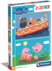 Clementoni 2 x 20 db-os puzzle - Peppa (24797) (24797)