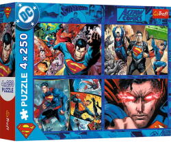 Trefl Puzzle A bátor Superman 4x250 db-os (13340) (13340)