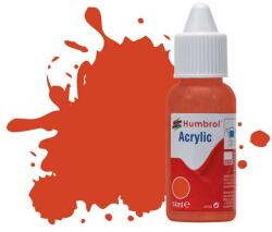 Humbrol Acrylic - Red Satin (132) 14ml (DB0132) (DB0132)