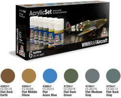 Italeri Acrylic szett: WWII RAF AIRCRAFT (432AP) festék (432AP) - jatekmakettcentrum