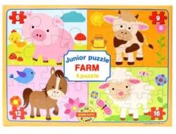 Dohány Puzzle Junior 4 db-os Farm (126561) (DD502)