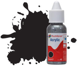 Humbrol Acrylic - Black - Matt (33) 14ml (DB0033) (DB0033)