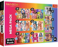 Trefl 10 az 1-ben puzzle Rainbow High divatbabák (96000) (96000)