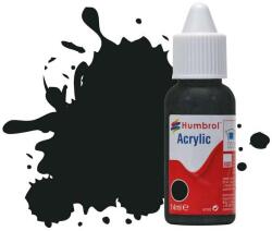 Humbrol Acrylic - Black Green Matt (91) 14ml (DB0091) (DB0091)