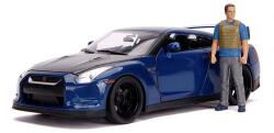 Mattel Brian figura és 2009 Nissan GT-R (R35) fém autó 1: 18 (159067) (159067)