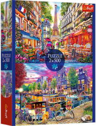 Trefl Puzzle Európai Fővárosok - 2x500 db-os (37496) (37496)