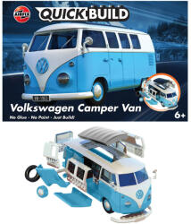 Airfix - QUICKBUILD VW Camper Van blue (J6024) (J6024) - jatekmakettcentrum