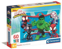 Clementoni Clementoni- 60 db-os SuperColor puzzle - Spidey (26595) (26595)