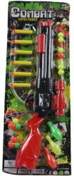  Combat super power szivacslövő játék fegyver kiegészítőkkel műanyag (150301130) (658297)