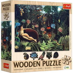 Trefl Wooden puzzle - Az álom - Henri Rousseau 200 db-os (20253) (20253)