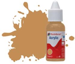 Humbrol Acrylic - Middle Stone Matt (225) 14ml (DB0225) (DB0225)