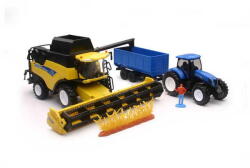 New Ray Toys 1: 32 Kombájn+ traktor set 05765 (05765 N) (05765)