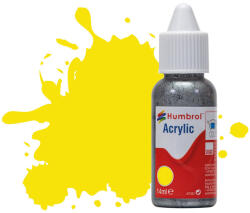 Humbrol Acrylic - Lemon - Matt (99) 14ml (DB0099) (DB0099)